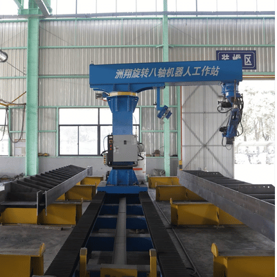8-Axis Cantilever Welding Robot with rotary positioner