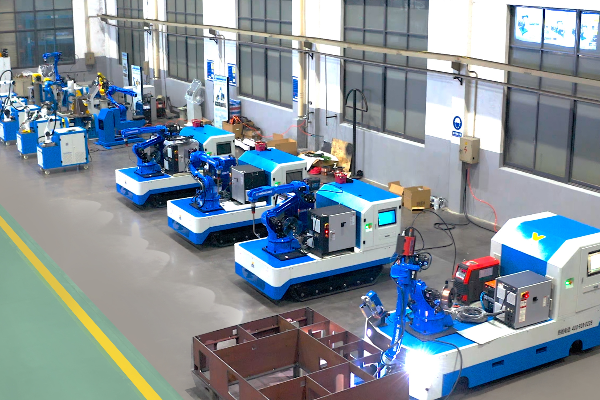 Ground Rail Welding Robot Station 2