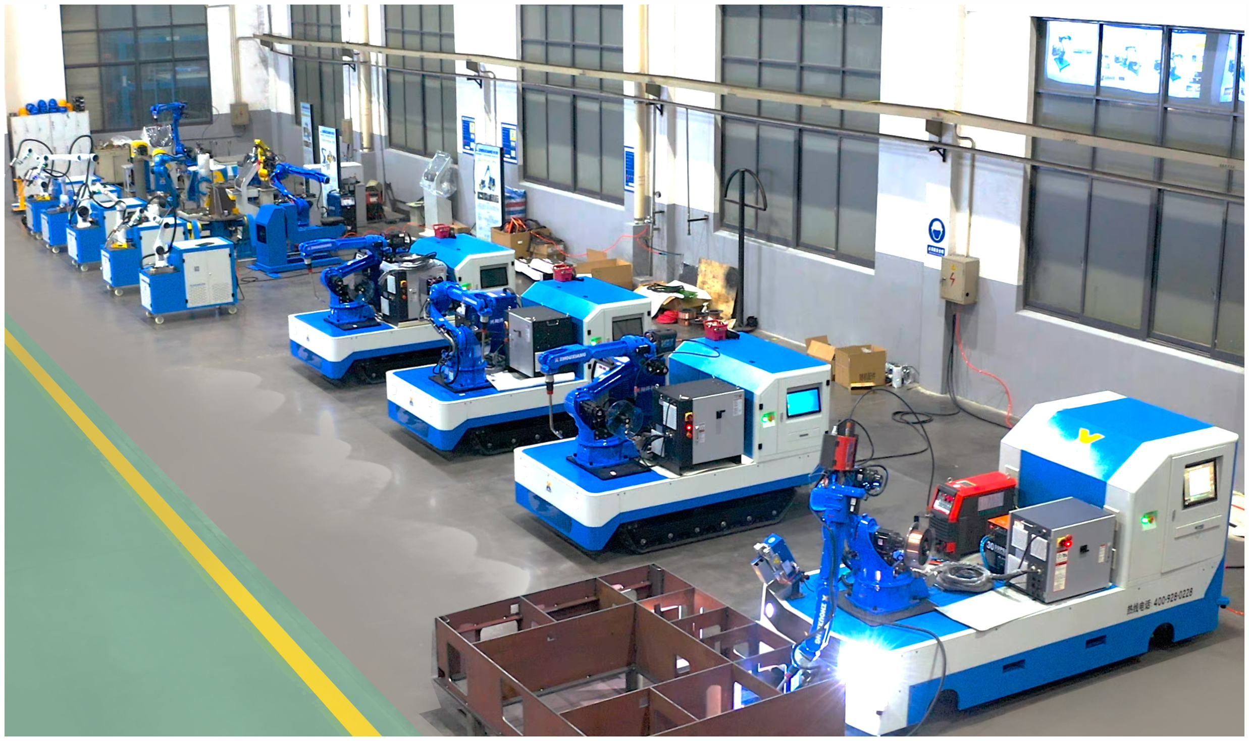 Alternative Angle of Welding Cell