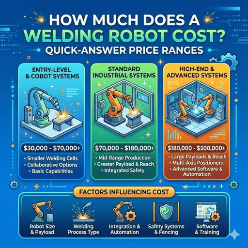 How Much Does a Welding Robot Cost (Quick-Answer Price Ranges)