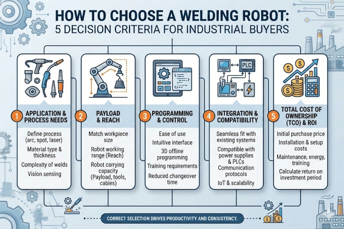How to Choose a Welding Robot 5 Decision Criteria for Industrial Buyers