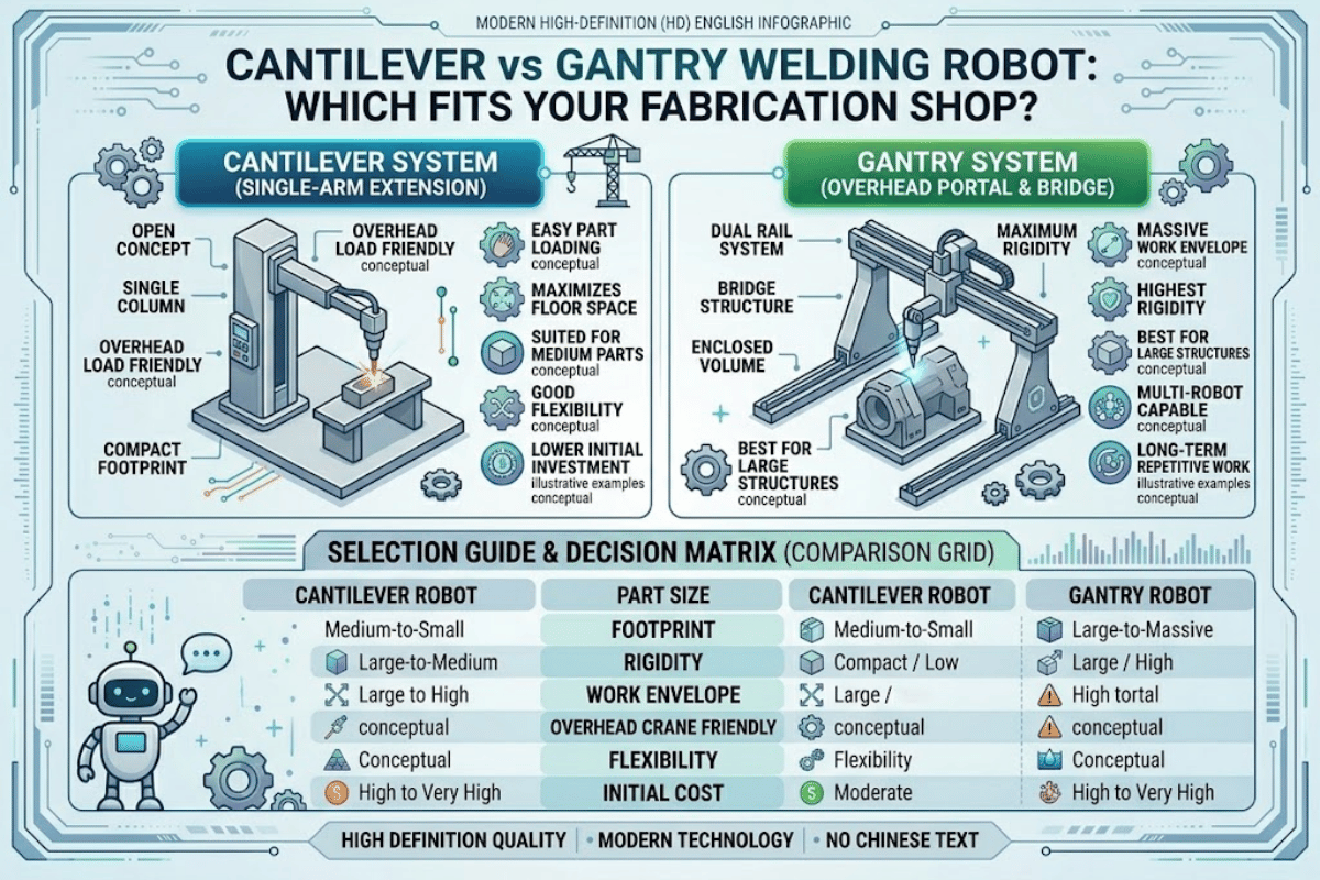 Cantilever vs Gantry Welding Robot Which Fits Your Fabrication Shop