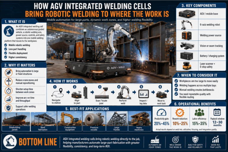 How AGV Integrated Welding Cells Bring Robotic Welding to Where the Work Is