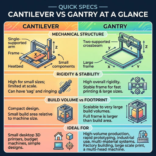Quick Specs Cantilever vs Gantry at a Glance