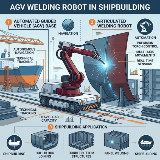 ¿qué es un robot de soldadura AGV en la construcción naval