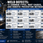 Weld Defects: 12 Common Types, Root Causes, and Robotic Prevention Methods
