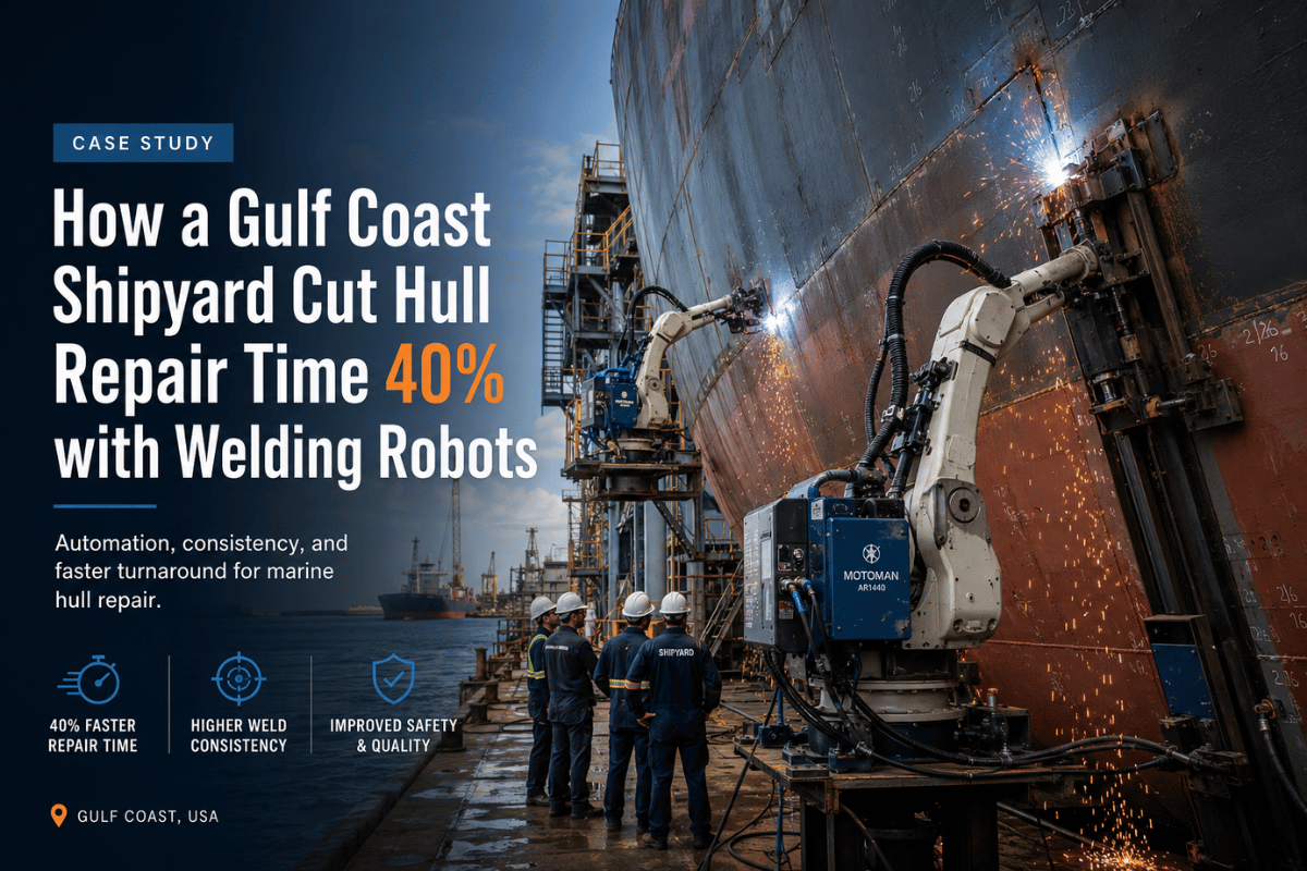 How a Gulf Coast Shipyard Cut Hull Repair Time 40% with Welding Robots