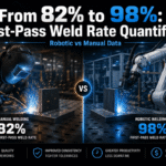 From 82% to 98%: First-Pass Weld Rate Quantified (Robotic vs Manual Data)