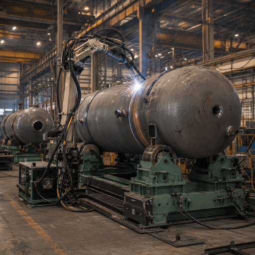 Welding Automation, Positioner, and Throughput: When a Pressure Vessel Welding Robot Makes Sense