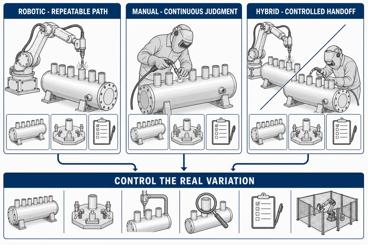 Robotic GMAW vs Manual Welding at a Glance — Zhouxiang