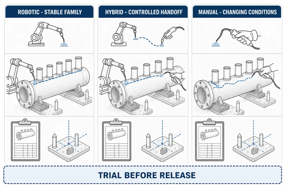 When Manual or Hybrid Tube-to-Header Welding Is the Better Choice — Zhouxiang