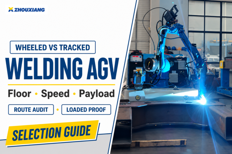 Wheeled vs tracked welding AGV floor, speed, and payload tradeoffs