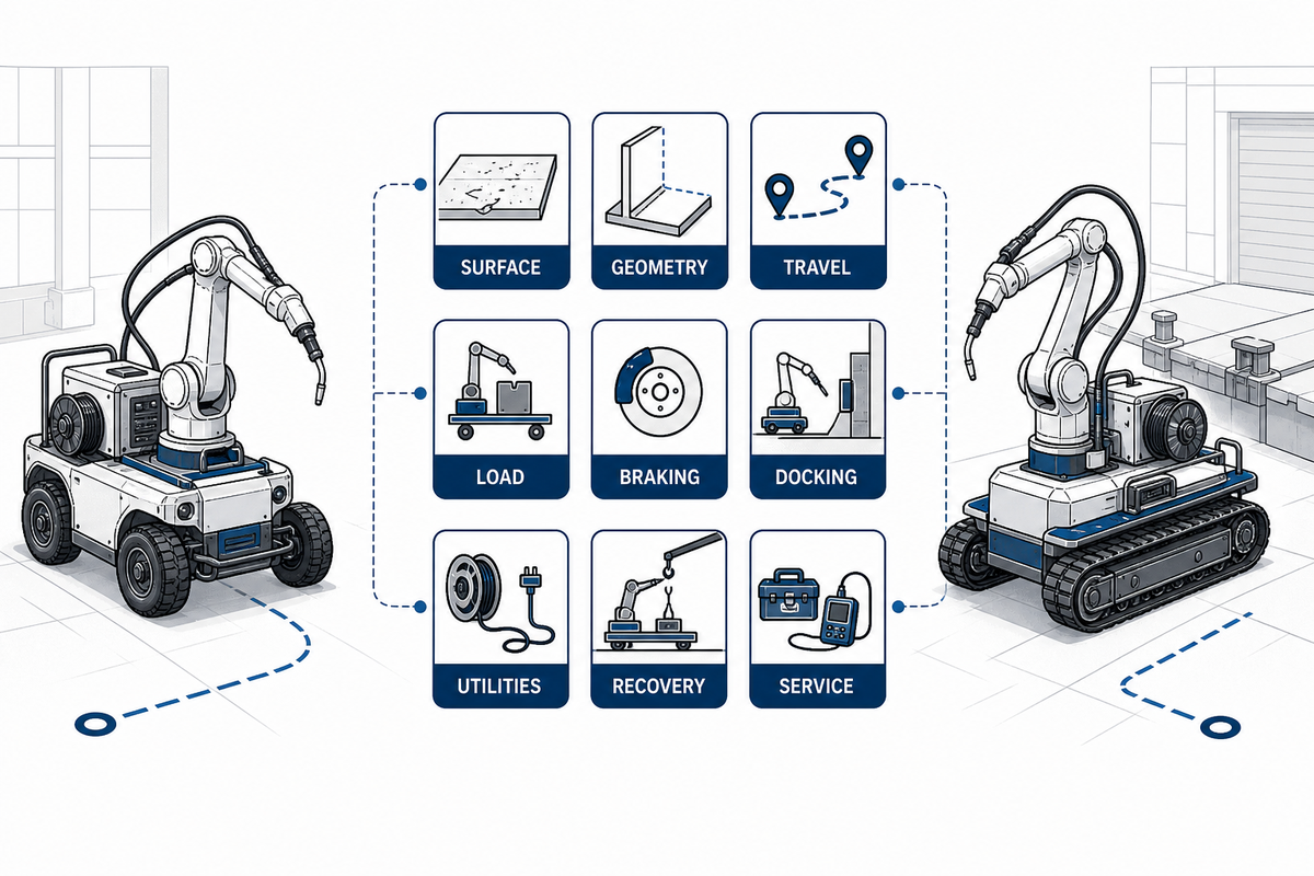 Wheeled vs Tracked Welding Robots at a Glance